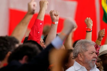 Luiz Inacio Lula da Silva le 16 avril 2016 à Brasilia
