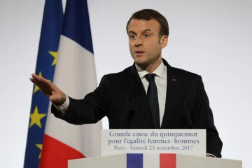 Emmanuel Macron, le 25 novembre 2017 à Paris
