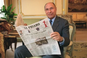 Serge Dassault, le 5 février 2002, à Paris