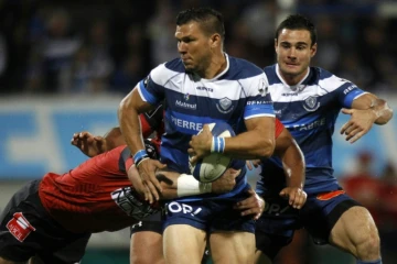 L'ailier Rémy Grosso lors d'un match avec Castres contre Oyonnax, le 9 septembre 2015 Castres