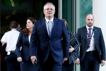 Le nouveau Premier ministre australien Scott Morrison à Canberra, le 24 août 2018
