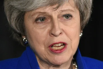La Première ministre britannique Theresa May le 16 janvier 2019 à Londres