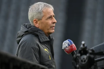 L'entraîneur suisse du Borussia Dortmund, Lucien Favre, avant le match de Bundesliga contre le Vfb Stuttgart, à Dortmund, le 12 décembre 2020