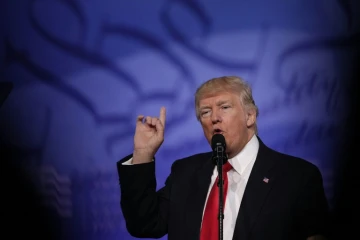 Le Président Donald Trump à National Harbor, Maryland, le 24 février 2017