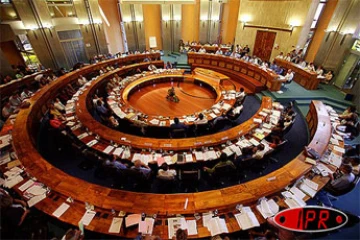 Hémicycle du conseil général (Photo archives)