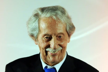 Le comédien Jean Rochefort, le 3 octobre 2015 à Dinard en Bretagne