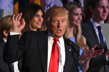 Le républicain Donald Trump, le 9 novembre 2016 à New York