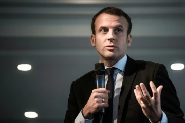 Emmanuel Macron pendant une conférence de presse le 26 octobre 2016 à Paris