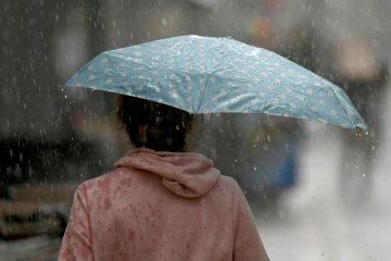 De fortes pluies à Montpellier le  28 octobre 2021
