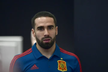 Le latéral droit de l'Espagne Dani Carvajal, le 28 juin 2018 à Krasnodar
