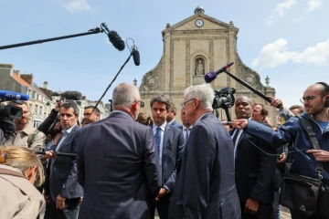 Gabriel Attal à Boulogne-sur-Mer, dans le Pas-de-Calais, le 13 juin 2024