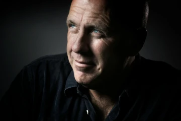 Le romancier australien Richard Flanagan le 11 janvier 2016 à Paris