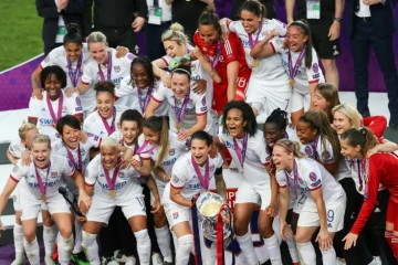Quatrième sacre consécutif en Ligue des champions pour les Lyonnaises le 18 mai 2019