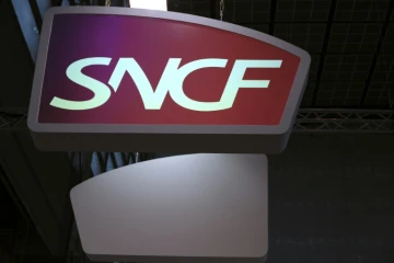 Le logo de la SNCF, le 10 juin 2014