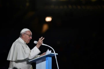 Le pape François anime le Festival des familles au Croke Park à Dublin, le 25 août 2018