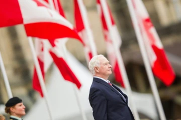 Le gouverneur général canadien David Johnston à Ottawa le 4 décembre 2015