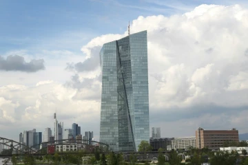 Vue du siège de la Banque centrale européenne à Francfort, le 3 septembre 2015