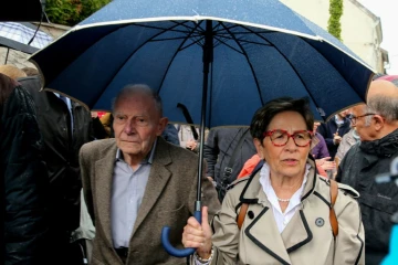 Les paretns de Vincent Lamber le 9 mai 2019 à Reims