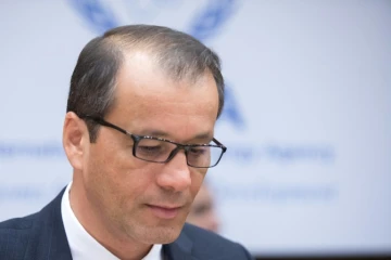 Cornel Feruta, le directeur général par intérim de l'AIEA le 1er août 2019 à Vienne, en Autriche