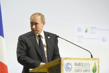 Le président russe Vladimir Poutine lors de la COP21 à Paris, le 30 octobre 2015