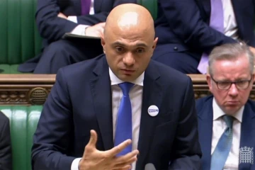Le ministre de l'Intérieur britannique Sajid Javid à la Chambre des Communes à Londres, le 5 juillet 2018
