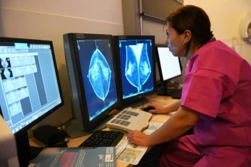 Mammographie à l'Institut Paoli-Calmette le 9 octobre 2017
