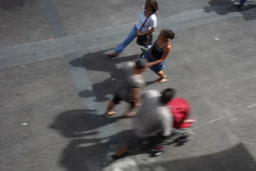 Scène de rue à Saint-Denis