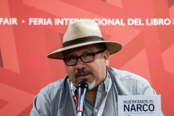 Le journaliste mexicain Javier Valdez le 27 novembre 2016 à Guadalajara, abattu par balles le 15 mai 2017 à Culiacan
