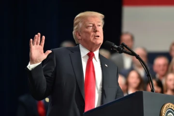Le président américain Donald Trump, le 29 novembre 2017 à St. Charles, dans le Missouri