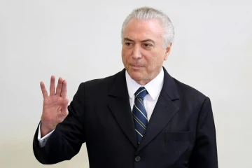 Le président du Brésil Michel Temer, le 12 mai 2017 à Brasilia