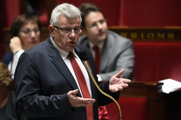 Le secrétaire d'Etat français au Budget Christian Eckert à l'Assemblée nationale à Paris, le 7 octobre 2015