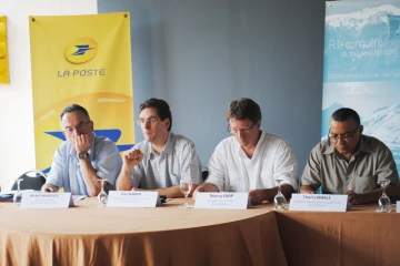 Jeudi 10 mars 2011: Conférence de presse de la Poste (photo: D.R)