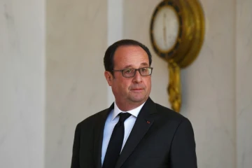 François Hollande, le 12 avril 2017, à L'Elysée