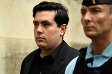 Esteban Morillo, l'ex-skinhead qui a reconnu avoir frappé mortellement l'antifasciste Clément Méric à Paris en 2013, aux assises de Paris le 4 septembre 2018