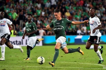 Romain Hamouma et les Stéphanois ont aisément dominé Amiens, grâce notamment à deux penalties à Geoffroy-Guichard, le 19 août 2017