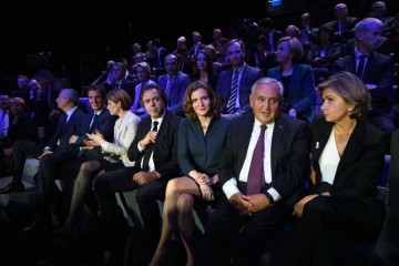 Valérie Pécresse, Jean-Pierre Raffarin, Nathalie Kosciusko-Morizet et Luc Chatel, à Paris le 24 novembre 2016
