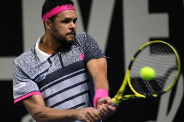 Le Français Jo-Wilfried Tsonga se qualifie pour le 2e tour du tournoi de Brisbane le 1er janvier 2019 