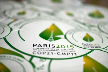 Le logo de la COP21 à Paris