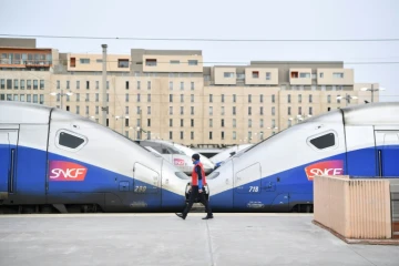 Un quai de la gare Saint-Charles à Marseille  durant la grève de la SNCF en 2018
