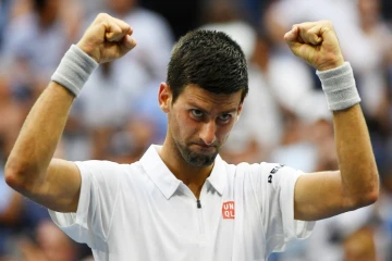 Novak Djokovic à l'issue de sa victoire sur Gaël Monfils en demi-finale de l'US Open, le 9 septembre 2016