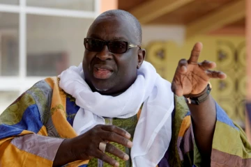 Papa Massata Diack, interviewé par l'AFP à Dakar, le 6 mars 2017