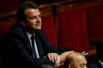 Thierry Solère, député LREM des Hauts-de-Seine, à l'Assemblée nationale le 17 octobre 2017 à Paris