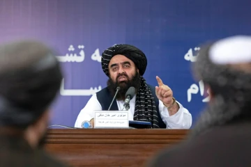 Le ministre afghan des Affaires étrangères, Amir Khan Muttaqi, le 19 septembre 2024 à Kaboul