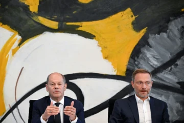 Le chancelier allemand Olaf Scholz et le ministre allemand des Finances Christian Lindner, le 4 août 2022, à Berlin