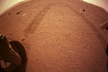 Le sol martien photographié par le rover de la Nasa Perseverance, le 8 mars 2021 