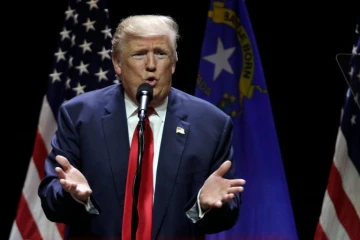 Donald Trump en meeting le 30 octobre 2016 à   Las Vegas au Nevada