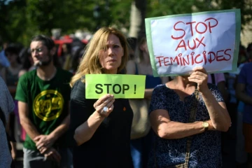 Manifestation pour dénoncer les féminicides en France, le 6 juillet 2019 à Paris
