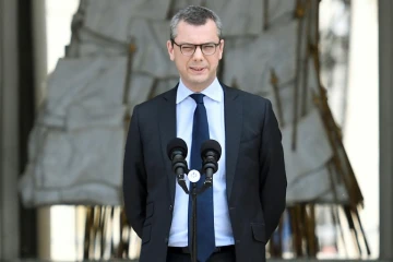 Alexis Kohler, secrétaire général de l'Elysée, en mai 2017 sur le perron de l'Elysée