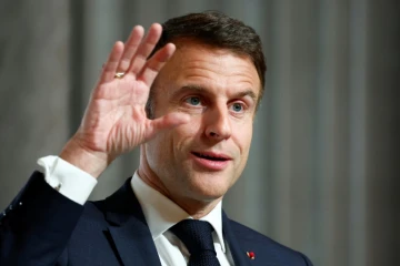 
Le président Emmanuel Macron à Paris, le 26 février 2024