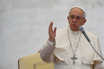 Le pape François le 26 octobre 2016 place Saint-Pierre à Rome
